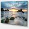 Designart - Beautiful Porthcothan Bay - Large Seashore Canvas Wall Art